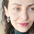 Load image into Gallery viewer, Floral earrings