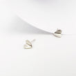 Load image into Gallery viewer, Heart silver earrings