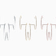 Load image into Gallery viewer, Hoop and ear cuff earrings