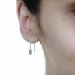 Load image into Gallery viewer, Circle dangling earrings