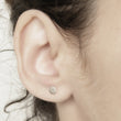 Load image into Gallery viewer, Tiny circle stud earrings, dot studs