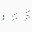 Load image into Gallery viewer, TINY SPIRAL HOOPS