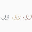 Load image into Gallery viewer, TINY SPIRAL HOOPS