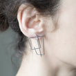 Load image into Gallery viewer, Architectural line earrings