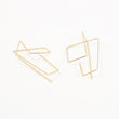 Load image into Gallery viewer, Architectural line earrings
