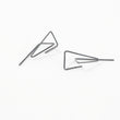 Load image into Gallery viewer, Line triangular earrings