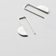 Load image into Gallery viewer, Half circle earrings