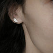 Load image into Gallery viewer, Half circle stud earrings