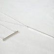 Load image into Gallery viewer, Silver bar minimalist necklace