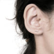 Load image into Gallery viewer, Short bar stud earrings