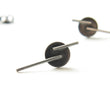 Load image into Gallery viewer, Disc earrings with lines