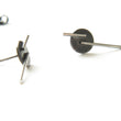 Load image into Gallery viewer, Disc earrings with lines