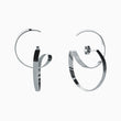 Load image into Gallery viewer, Wide double hoops earrings