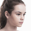 Load image into Gallery viewer, Zircon dangling earrings