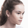 Load image into Gallery viewer, Zircon dangling earrings