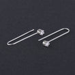Load image into Gallery viewer, Zircon dangling earrings