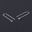 Load image into Gallery viewer, Zircon dangling earrings