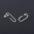 Load image into Gallery viewer, Zircon oval earrings