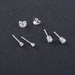 Load image into Gallery viewer, Zircon silver studs