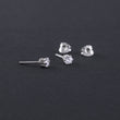 Load image into Gallery viewer, Zircon silver studs