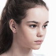 Load image into Gallery viewer, Zircon silver studs