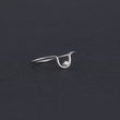 Load image into Gallery viewer, Zircon wave ring