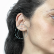 Load image into Gallery viewer, Titanium big three-dimensional hoops
