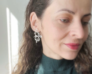 Floral earrings