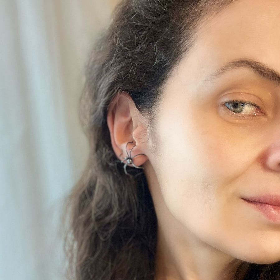 Spider single earring