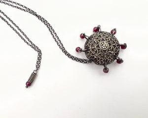 One of a kind container necklace