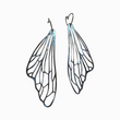 Load image into Gallery viewer, Butterfly wings titanium earrings
