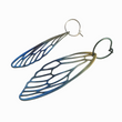 Load image into Gallery viewer, Cicada wings titanium earrings
