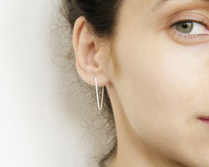 Staple line earrings