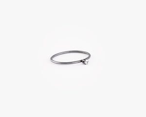Dainty zircon ring