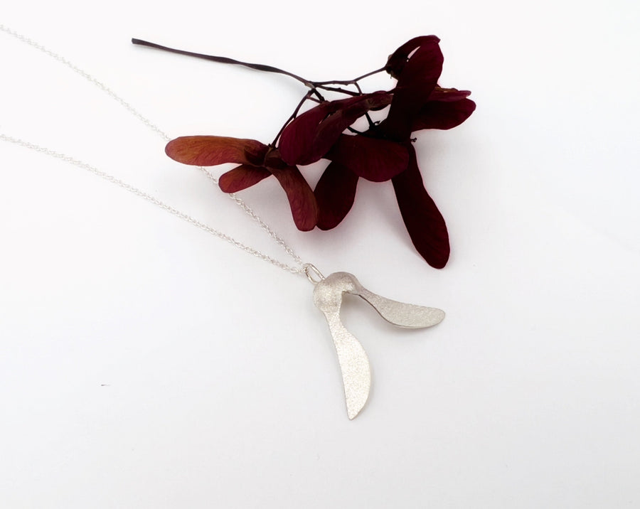 Maple Tree Seed Pod Necklace