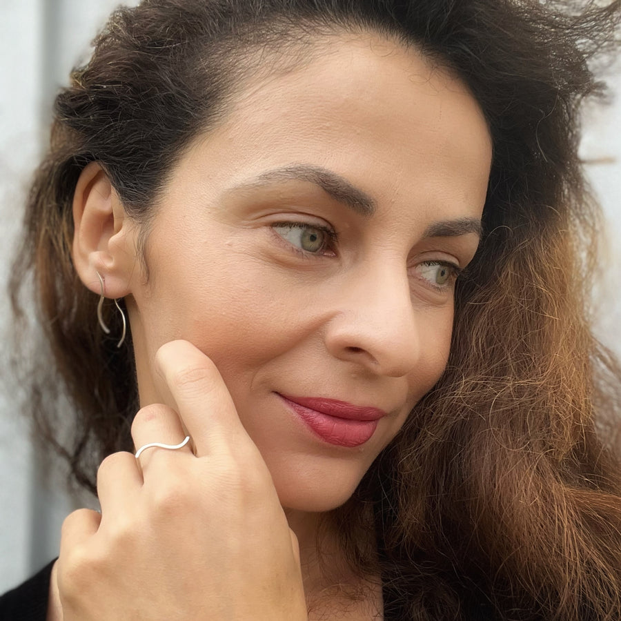 Wave earrings