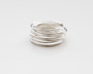 Thin stacking rings