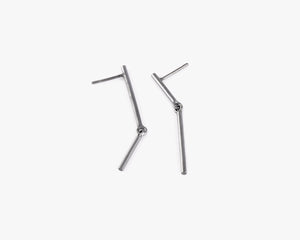 Stick mismatched earrings