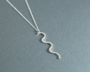 Squiggle necklace