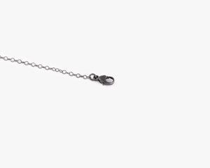 Zircon circle necklace