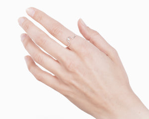 Zircon wave ring